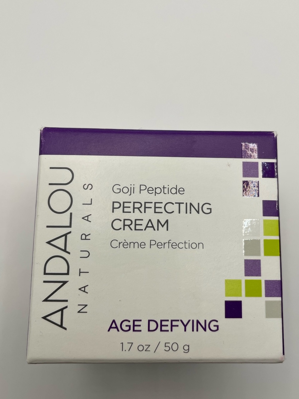Andalou Naturals AGE DEFYING GOJI PEPTIDE PERFECTING CREAM 1.7 oz